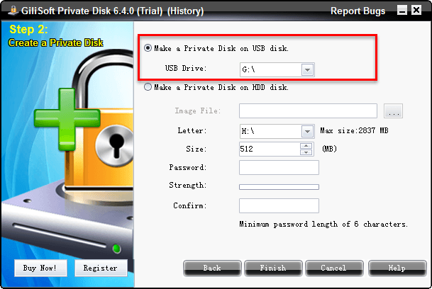 GiliSoft Private Diskʽ