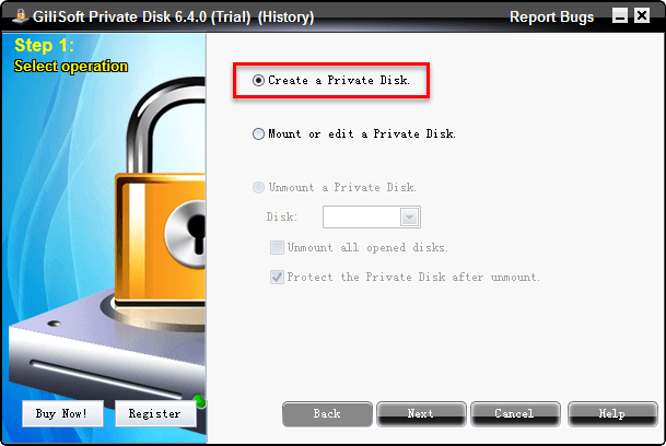 GiliSoft Private Diskʽ