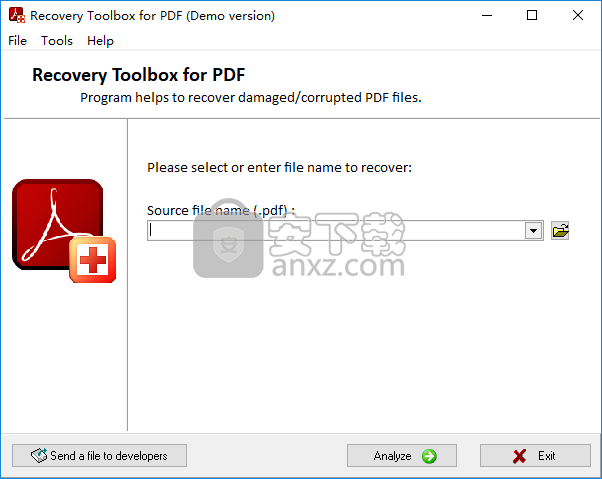 Recovery ToolBox for PDF Passwordʽ