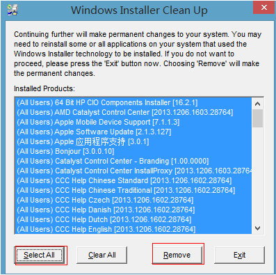 Windows Installer Clean UP V5.5 °