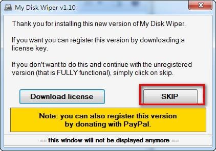 My Disk Wiper v1.10 ʽ