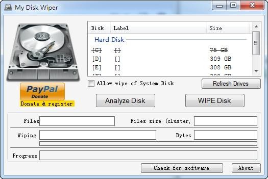 My Disk Wiper v1.10 İ