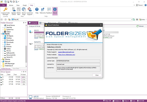 FolderSizes(̹) v9.2.319.0 İ