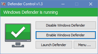 Defender Control(Defenderرչ)v2.0İ