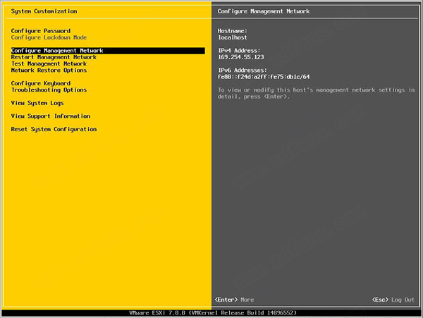 VMware Esxi 7.0ٷ