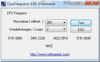 CpuFrequenz v3.88 İ