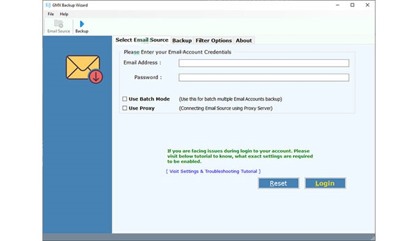 RecoveryTools Rackspace Email Backup Wizard v6.1°