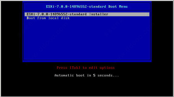 VMware Esxi v7.0.1°