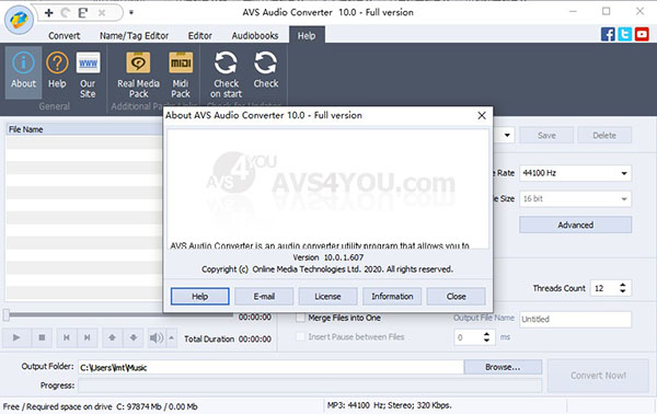 Ƶת(AVS Audio Converter) v7.2.1.528ʽ