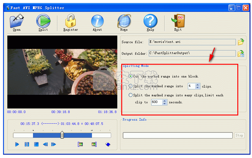 Fast AVI MPEG Splitter v1.2.1220ʽ