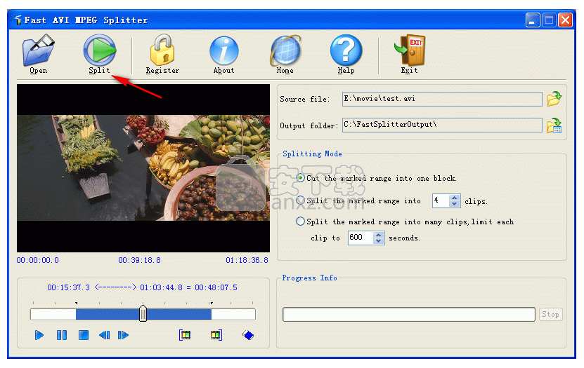 Fast AVI MPEG Splitter v1.2.1220ʽ