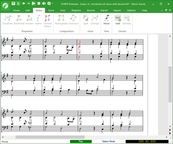 Forte Notation FORTE() v10.0.5ʽ