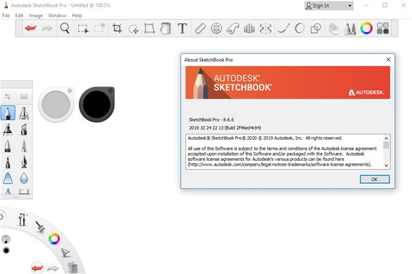 Autodesk SketchBook 2020°