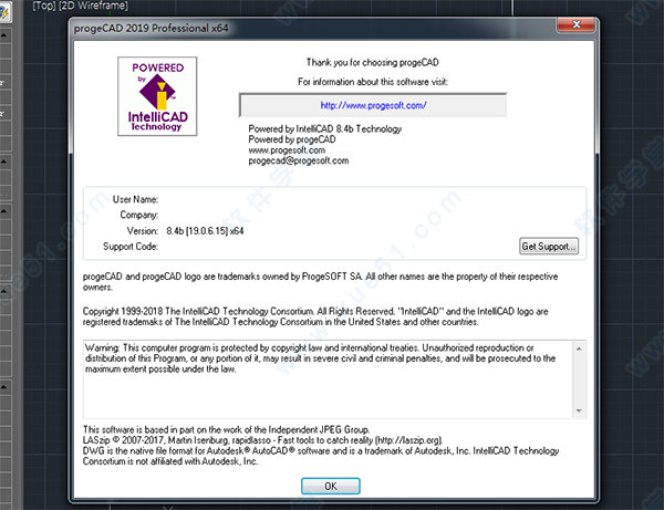 ProgeCAD 2019ע