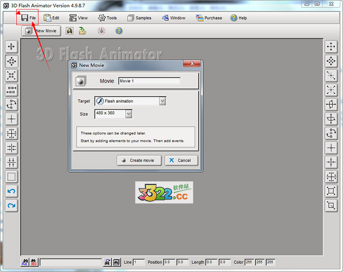 3D Flash Animator v4.9.8.7ʽ