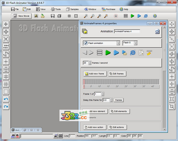 3D Flash Animator v4.9.8.7ʽ