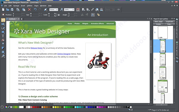 Xara Web Designer