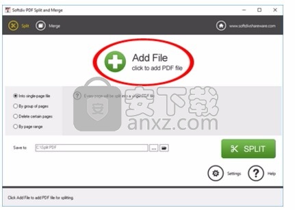 SoftP PDF Split and Merge(PDFֺϲ) v1.0ȫܰ