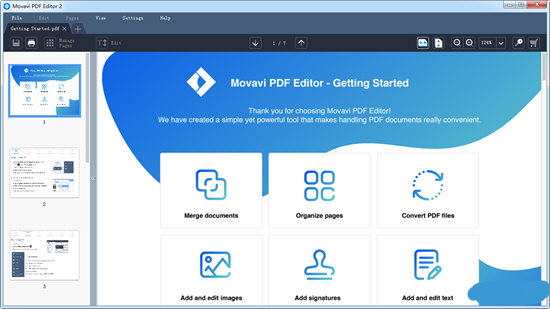 Movavi PDF Editor(PDF༭) v3.2.0 İ