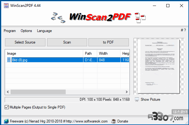 WinScan2PDF v6.01ʽ