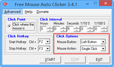 Free Mouse Auto Clicker v3.4.1