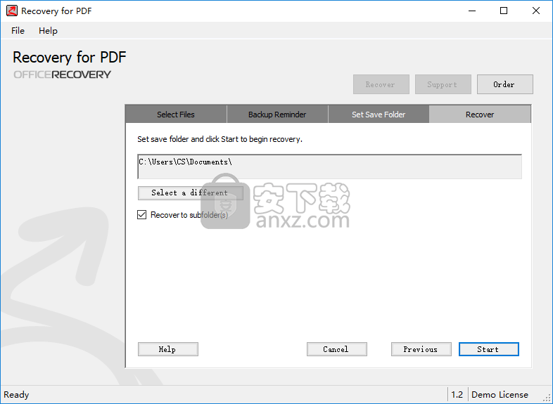 pdfļ޸(Recovery for PDF) v1.2.22190İ