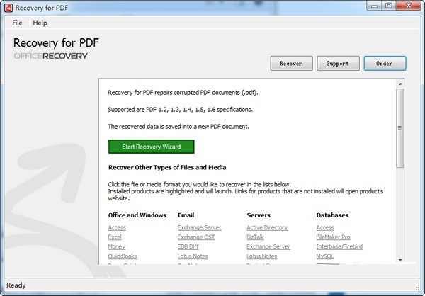 pdfļ޸(Recovery for PDF) v1.2.22190İ