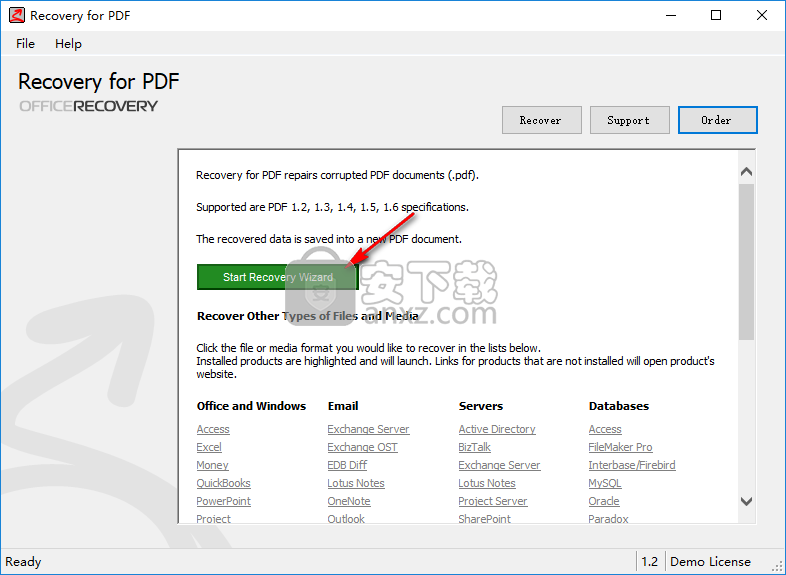 pdfļ޸(Recovery for PDF) v1.2.22190İ