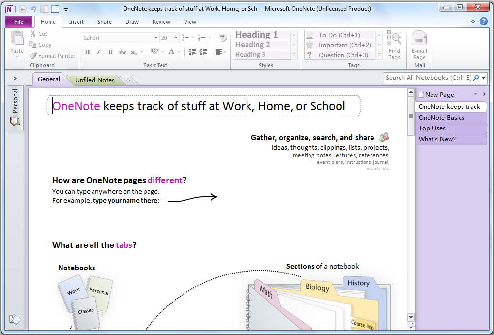 OneNote 2010