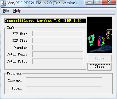 VeryPDF PDF2HTMLɫ