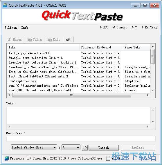 QuickTextPaste°