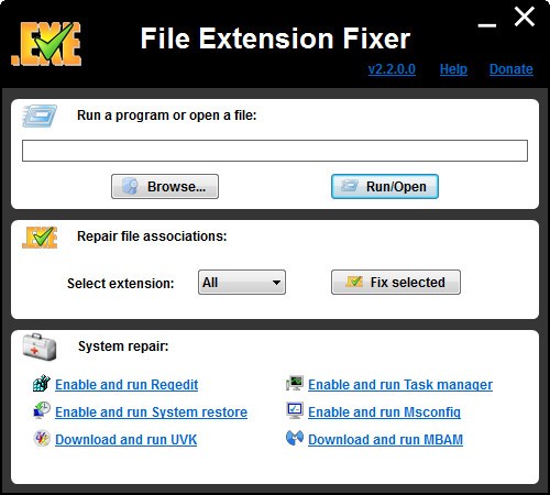 File Extension Fixer v2.3.0.0İ