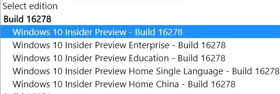 windows 10 Build 16278 ISOӳļ[ٷ]