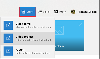 windows 10 PhotosӦóʹStory Remix Editor