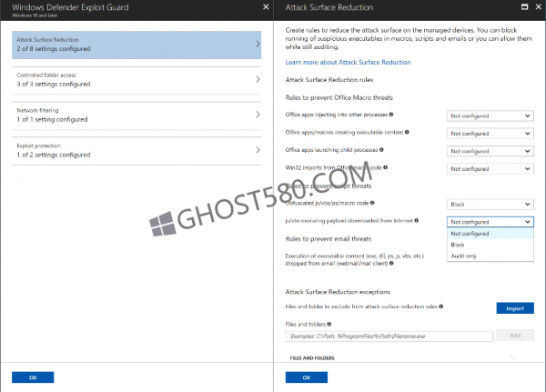 win10windows Defender Exploit GuardWDEG