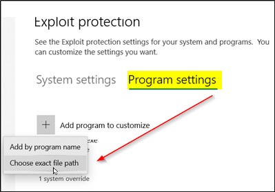 win10ϵͳϵExploit ProtectionӻųӦóķ