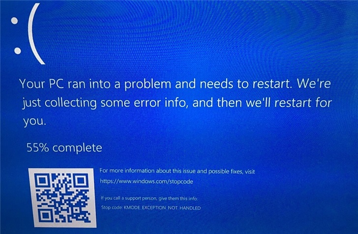 Win10KMODE_EXCEPTION_NOT_HANDLED