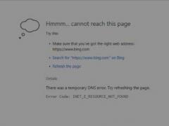 Win10 PC inet_e_resource_not_found 