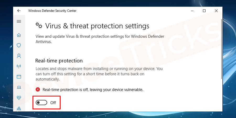 Win10Windows Defender