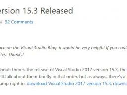 ΢Visual Studio 2017 v15.3