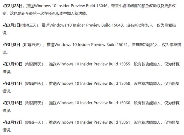 ΢windows10Ԥ RS3ʽ