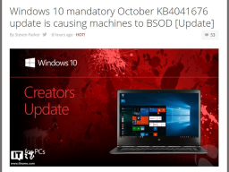 ΢޸Windows 10ۻKB4041676