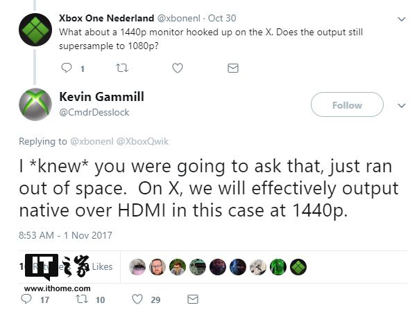 Ҹ΢Xbox One Xԭ֧1440Pʾ