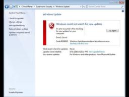 Windows 7³Error 80248015 