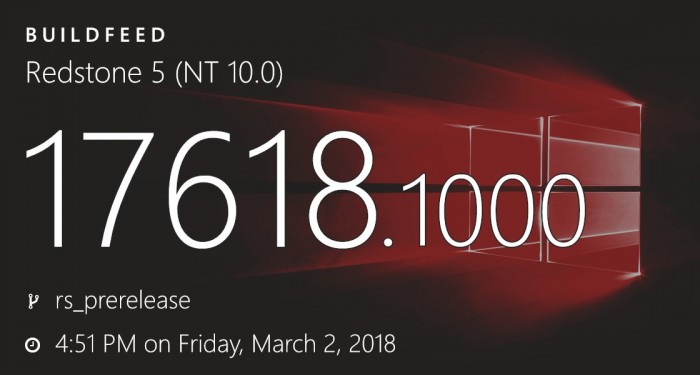 windows 10 Build 17618ǩSets