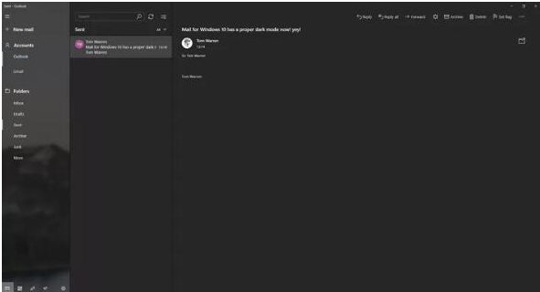 win10MailӦó˸ĺڰģʽ