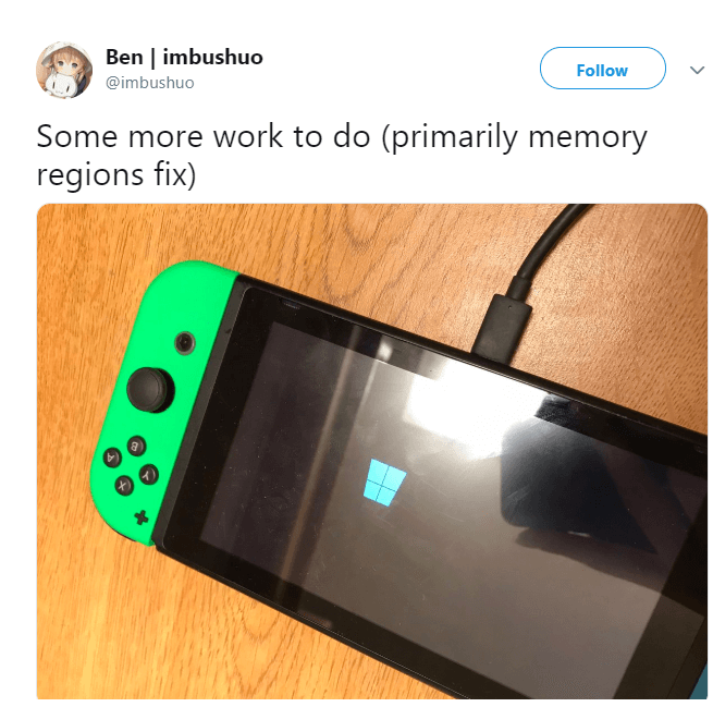 ˵ڴNintendo Switchwindow 10ķ