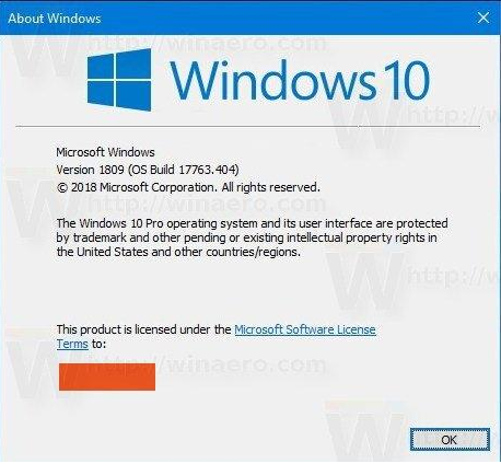 win10 Build 17763.404Ҫ޸Bugϵͳȶ