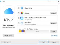 ƻiCloud App½΢Windows 10̵