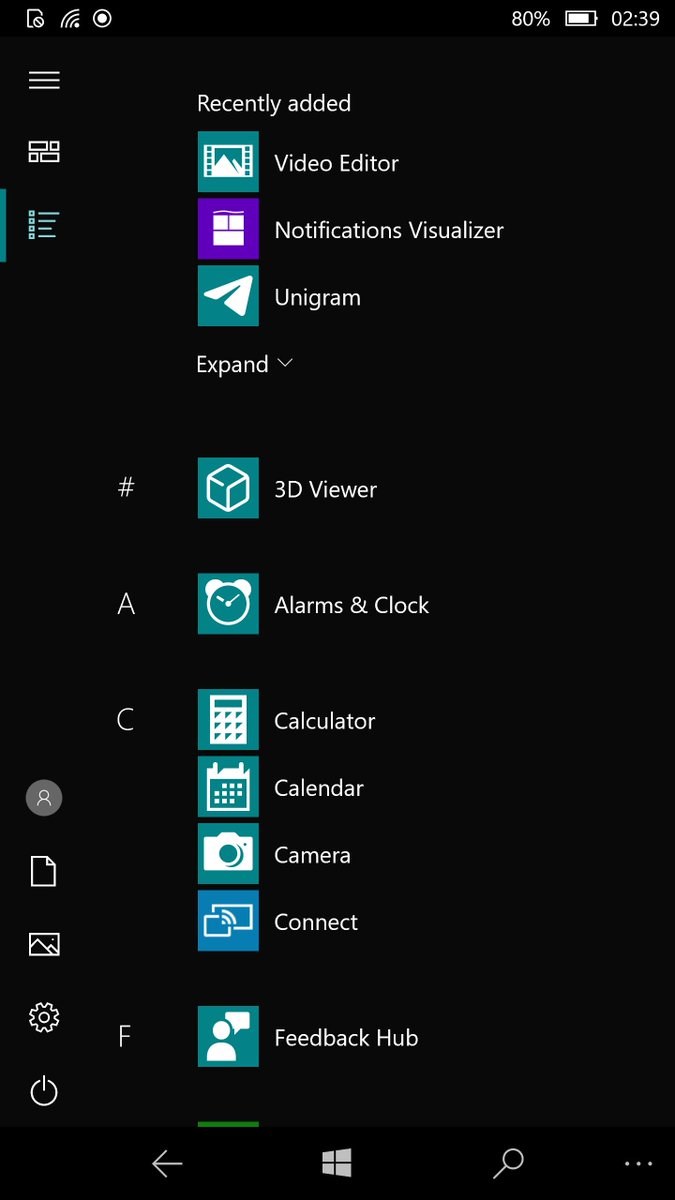 DeltaX˻windows Phonewin10רҵµĿԴMobileShell